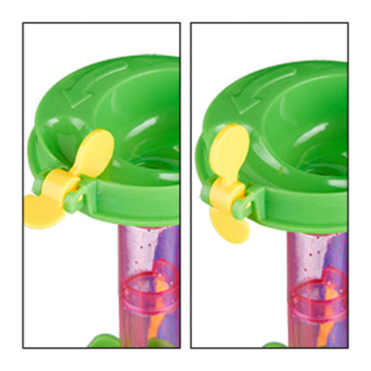 Relaxdays 10031064 Set de construcție cu bile 120 piese, 75 elemente traseu, 45 bile, pentru copii de la 3 ani (roșu, albastru, verde)