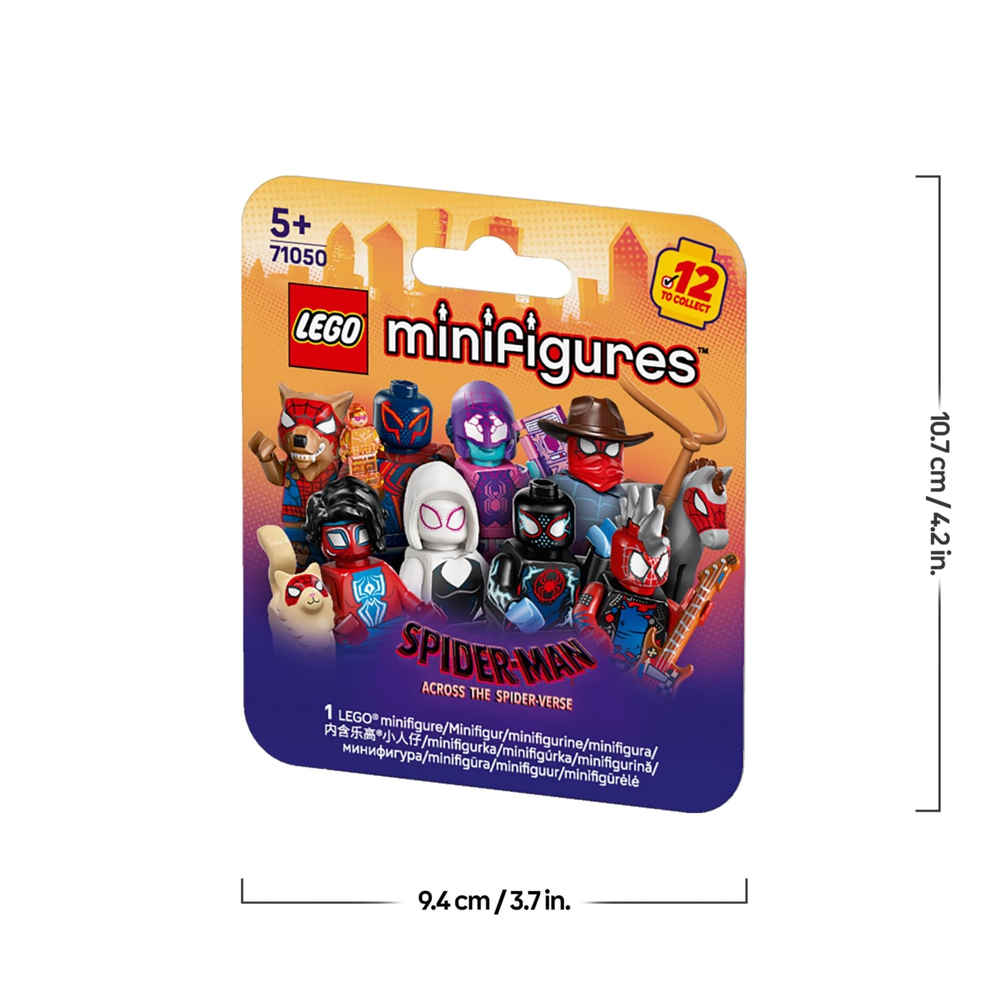 LEGO Minifigures Spider-Man Across the Spider-Verse Set de figurină 12 personaje 5+ ani