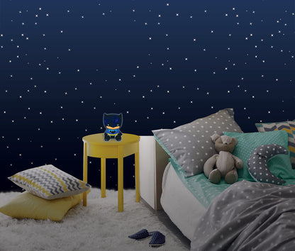 Lexibook NLJ01BAT Lampa de veghe LED Batman cu schimbare de culoare, lumină moale, pentru copii de la 3 ani
