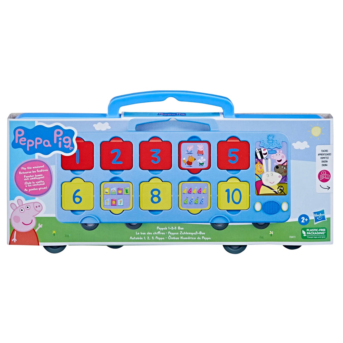 Peppa Pig Autobuzul 1-2-3, Jucărie interactivă numere