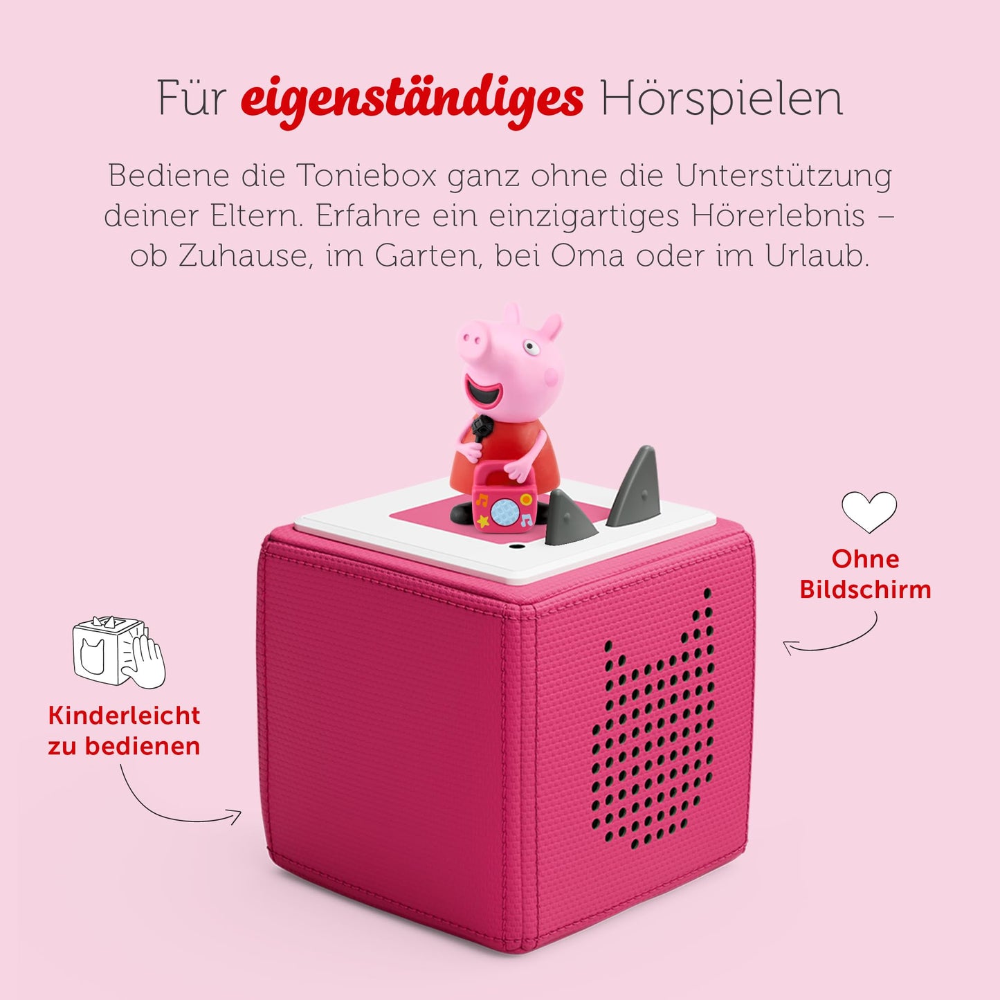 tonies Peppa Wutz Figurina audio pentru Toniebox cu poveste aniversară 3+ ani