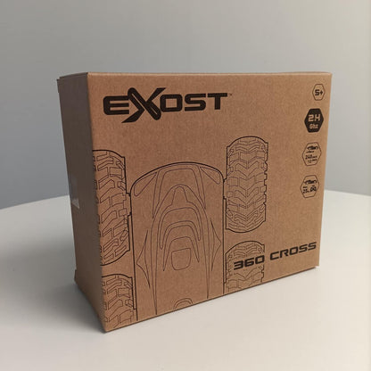 Silverlit - Exost Auto 360 Cross Masinuta RC, galben, radiocomandat, pentru copii de la 5 ani, 360°, viteză: 12 km/h, ambalaj ecologic ușor de deschis — 54729