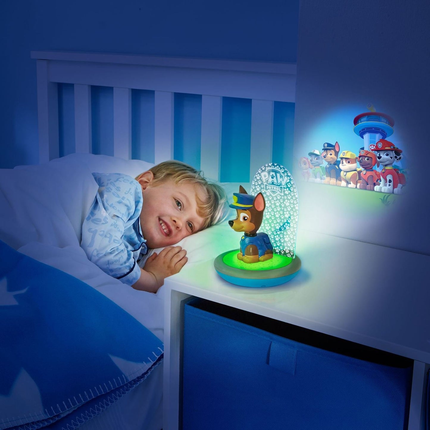 Paw Patrol Patrula Câinilor - Lumină de Noapte Magică GoGlow - Proiector și Lanternă