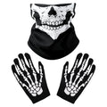 BOXOB Set Mănuși Schelet și Mască Craniu, Halloween