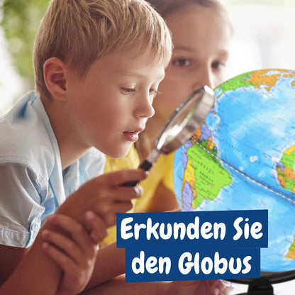 Science4you Glob pământesc iluminat cu atlas, 8+ ani