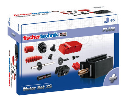 fischertechnik PLUS Motor Set XS Set de construcție cu motor compact 45 piese de la 3 ani