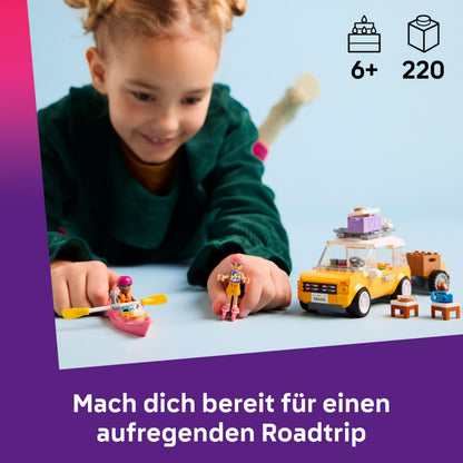 LEGO Friends 42659 Set de construcție Mașină de călătorie cu remorcă 220 piese 6+ ani