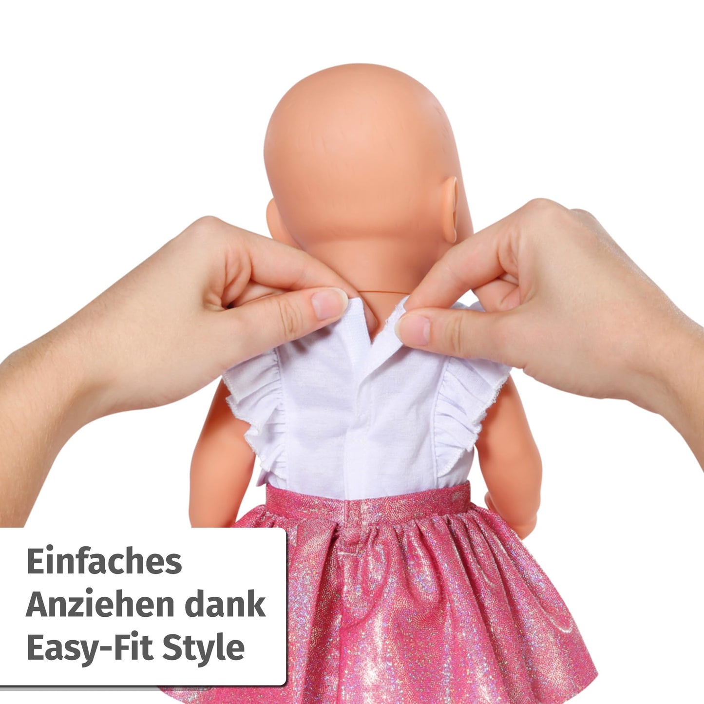 BABY Born Lieblingsoutfit Set de îmbrăcăminte 2 în 1 cu tricou și colanți pentru păpuși de 36 cm