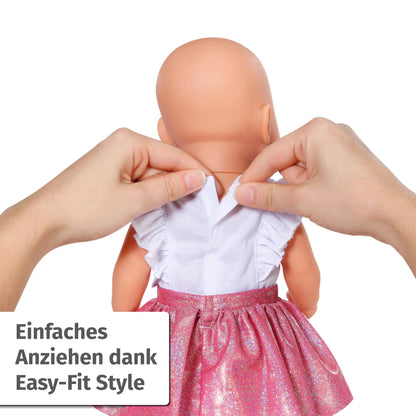 BABY Born Lieblingsoutfit Set de îmbrăcăminte 2 în 1 cu tricou și colanți pentru păpuși de 36 cm