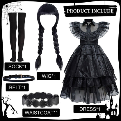 Sunshine Smile Costum Wednesday pentru fete