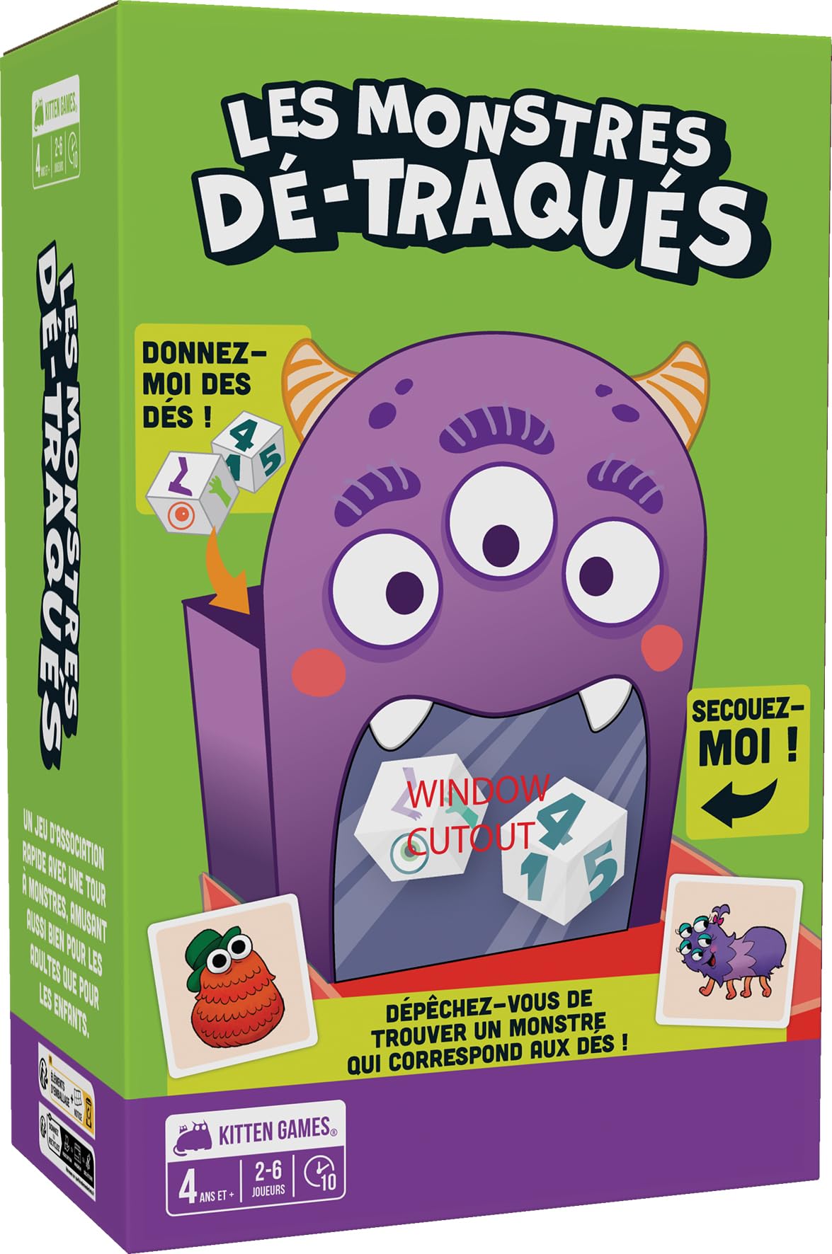 Asmodee Exploding Kittens Joc de societate Joc de viteză și observație de la 4 ani pentru copii și familie 2-6 jucători 10 minute (limba franceză)