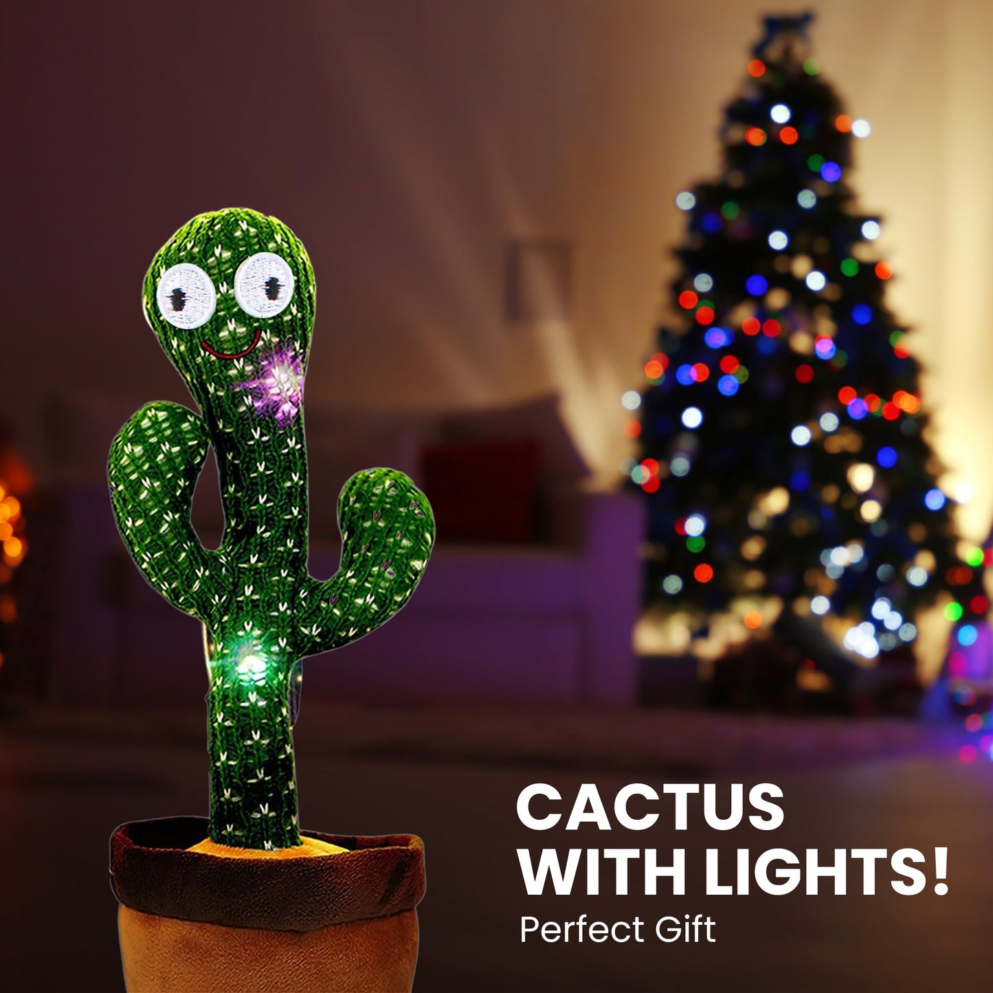 Magic Select Cactus Dansator, 120 melodii, lumini