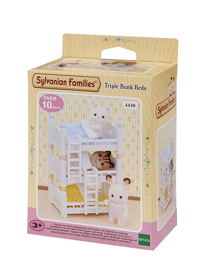 Set Sylvanian Families 4448 - Paturi supraetajate triple