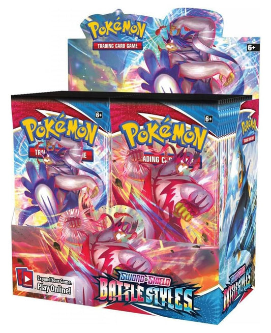 Pokémon Schwert und Schild Set de cărți de colecție Battle Styles Booster