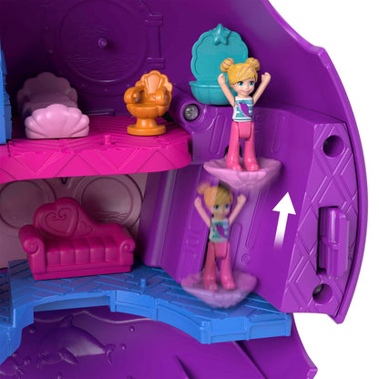 Polly Pocket Sparkle Cove Barcă Narval HKV71, 4+ ani