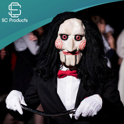 Saw Mask Halloween Masca de Halloween din latex natural 100% pentru bărbați și copii