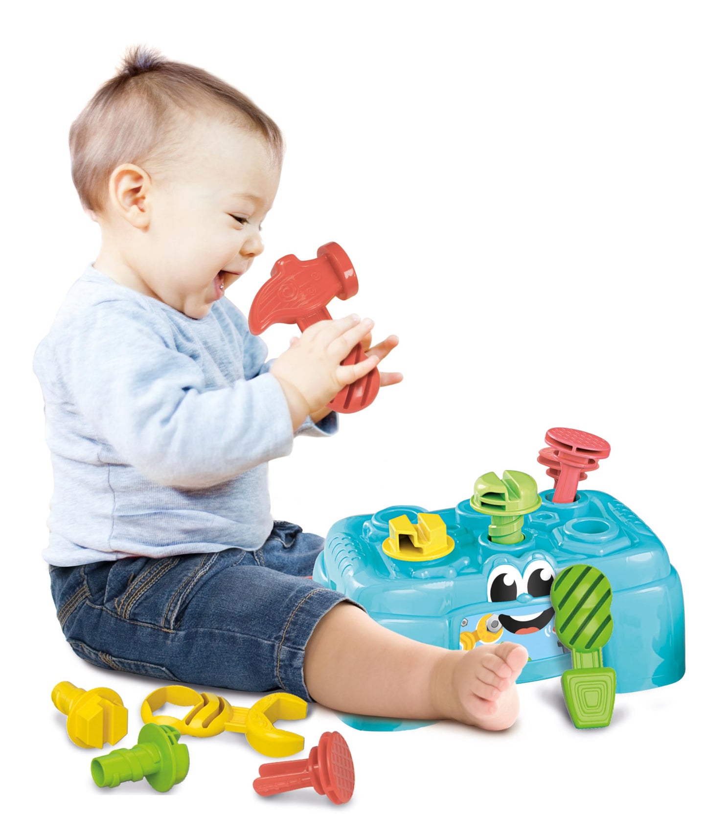 Clementoni Baby Banc de Lucru cu Unelte, 10+ luni