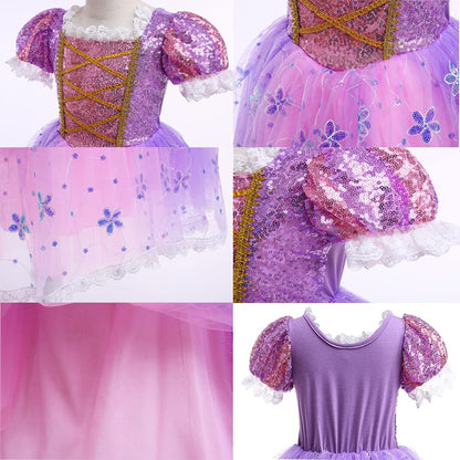 HEYOUTH Costum Printesa Regina Ghetei, 8 piese, 100 cm