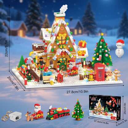 INSOON Calendar Advent Construcție Casă Turtă Dulce, 10+ ani