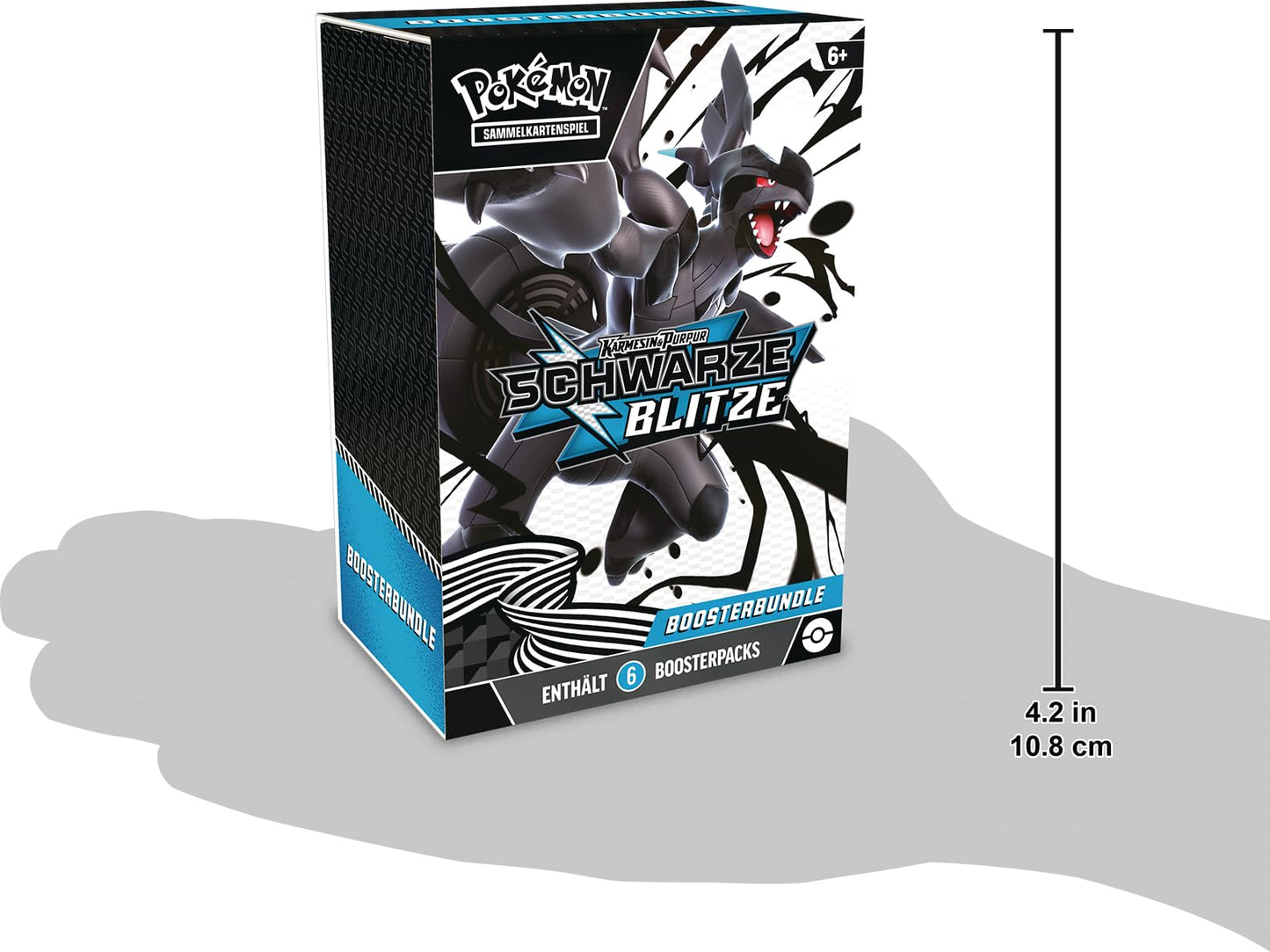 Pokémon TCG Fulgeri Negre Booster Bundle, 6 pachete