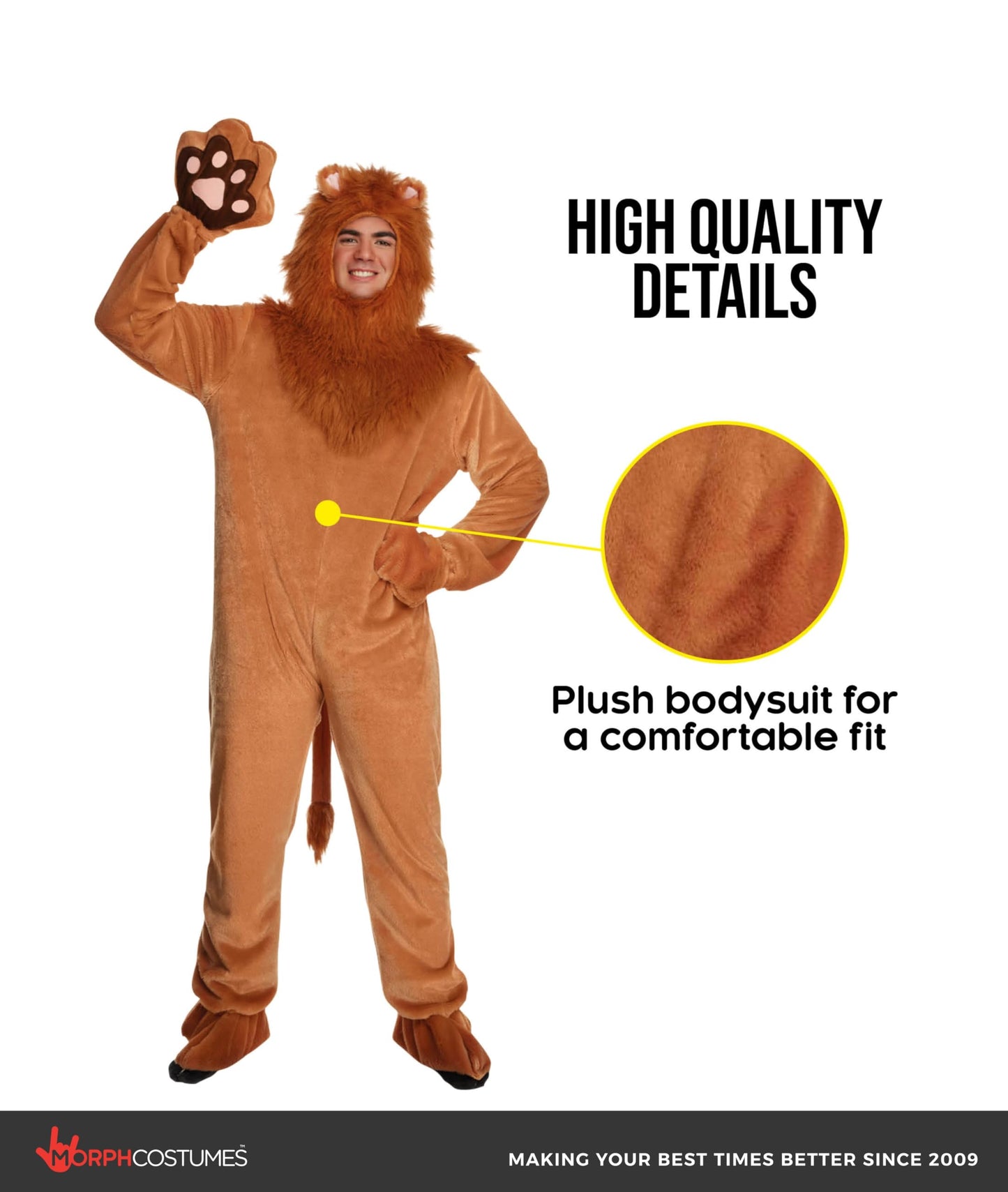 Morph Costum Leu Adulti Salopeta, XL