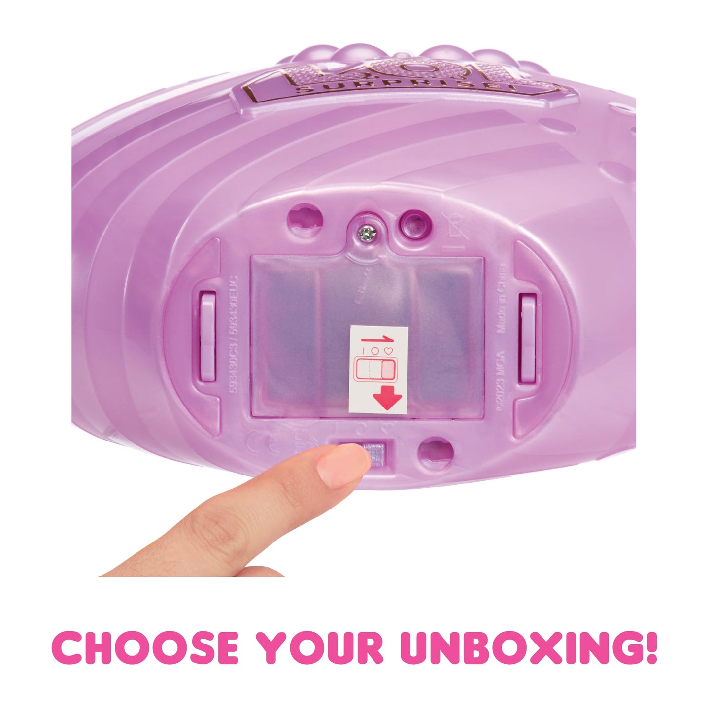 L.O.L. Surprise! Magic Flyers - Sweetie Fly - Păpușa zburătoare cu control manual – colecționabilă cu unboxing în sticlă tactilă - ideală pentru fetițe de 6 ani