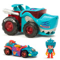 T-Racers Mega Wheel T-Shark Set de joaca cu masinuta