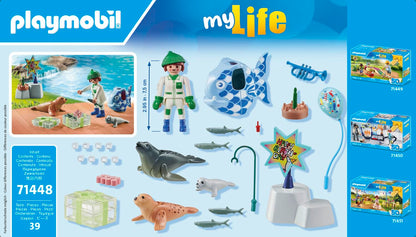 PLAYMOBIL myLife 71448 Set de joacă cu animale 4+ ani
