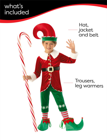Rubie's Costum Elf Craciunita, marimea S