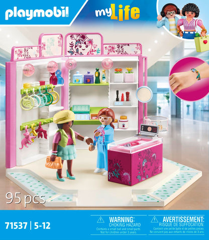 PLAYMOBIL MyLife 71537 Boutique Frumusete, 5+ ani