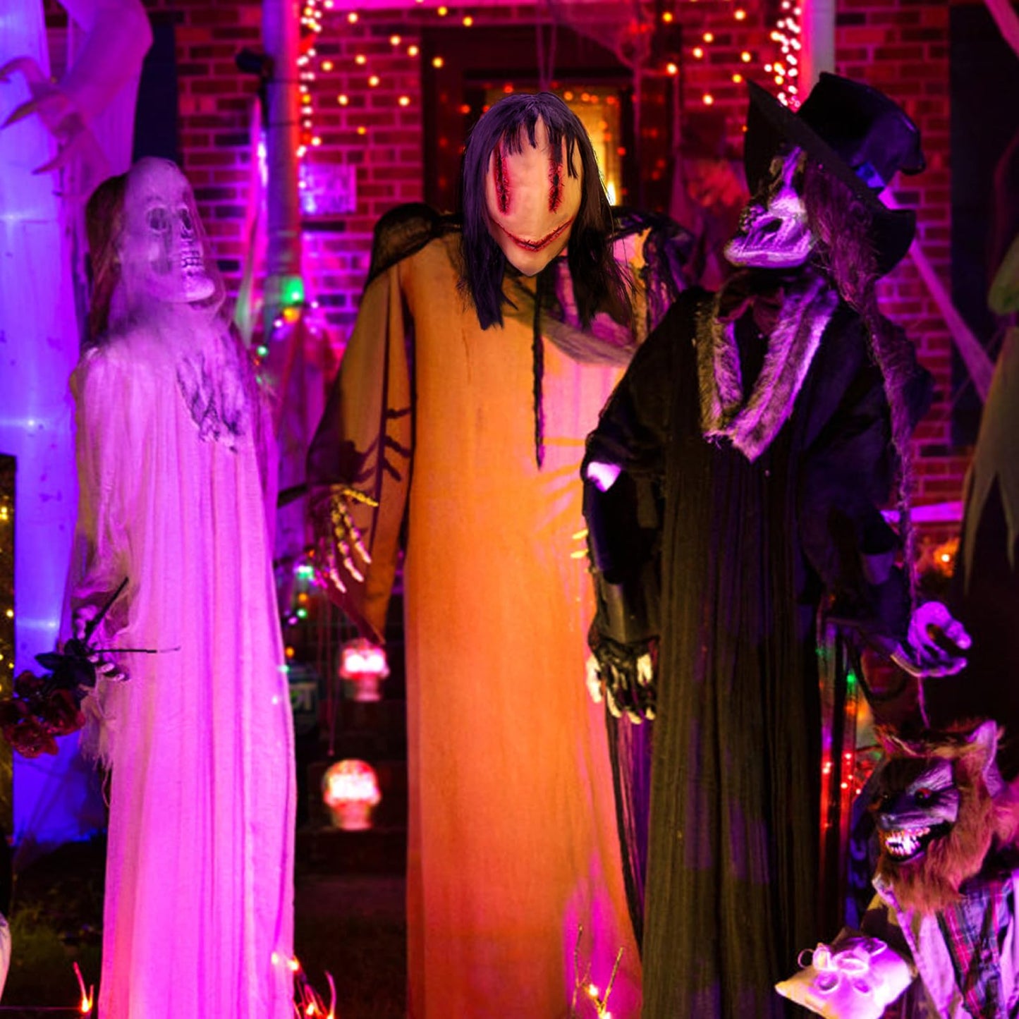 SelfTek Mască Horror Fantomă din Latex Halloween