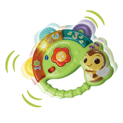 VTech Baby Musikbienen Tamburin Jucărie muzicală pentru bebeluși 3+ luni (limba germană)