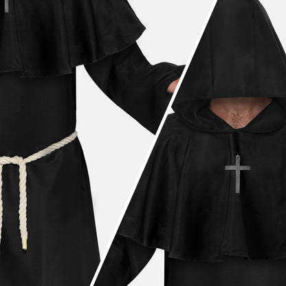 Spooktacular Creations Roba medievala cu gluga, adult