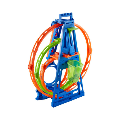 Hot Wheels HMX38 Circuit Triple Looping, 6+ ani