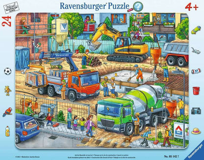 Puzzle Ravensburger - 05142 Pe șantier se întâmplă ceva! - cu 24 de piese