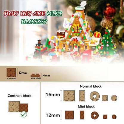 INSOON Calendar Advent Construcție Casă Turtă Dulce, 10+ ani