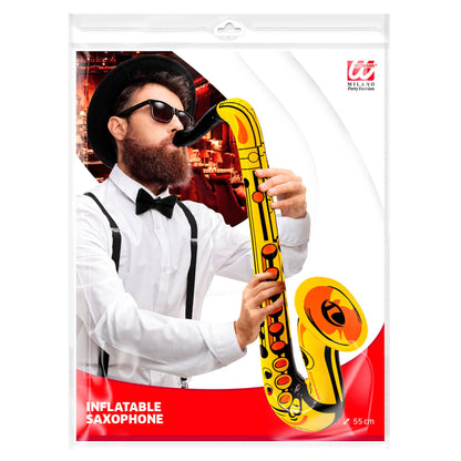 W WIDMANN MILANO Party Fashion Saxofon gonflabil 55 cm pentru muzicieni