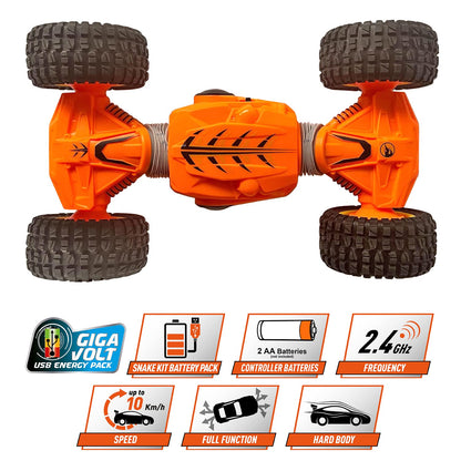 Mondo Motors - Hot Wheels Power Snake - Mașină telecomandată pentru copii - 2,4 GHz - 63583