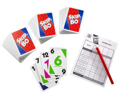 Mattel Games Skip-Bo Deluxe Joc de cărți, 7+ ani