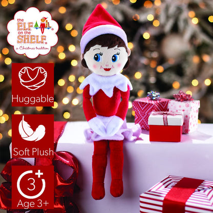 Elf pe Raft Plushee Pals Fetiță, 34 cm