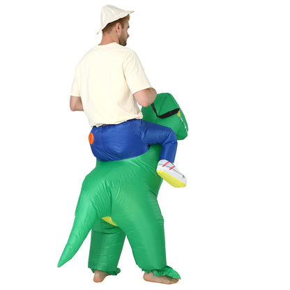 FXICH Costum gonflabil Dinozaur adulți, 150-190cm