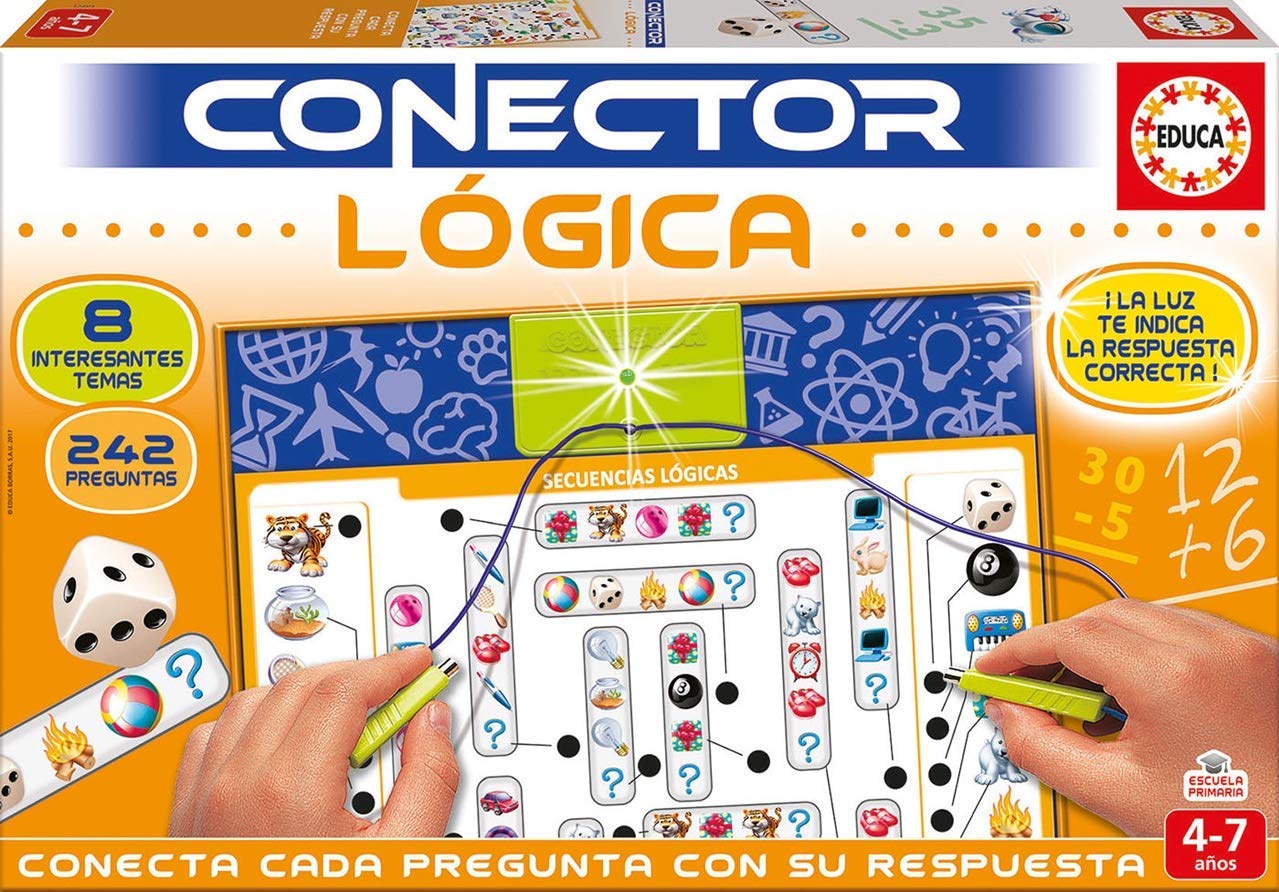 Joc educativ Educa Connector, invat si asociez, multicolor