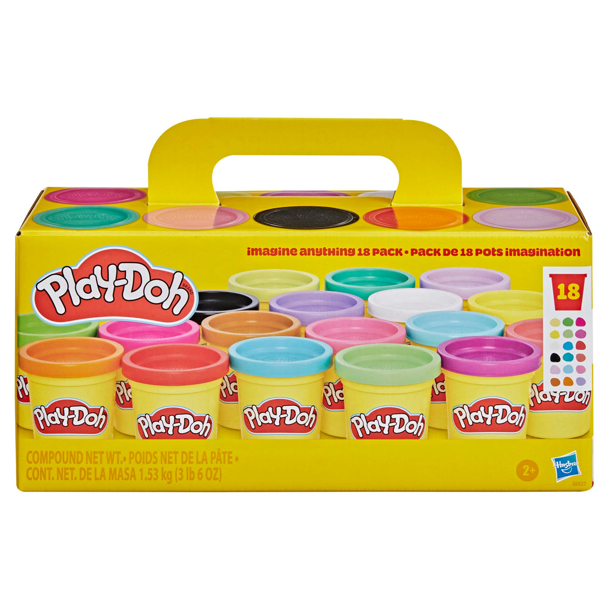 Play-Doh Set de modelaj 18 culori 85g pentru copii de la 2 ani
