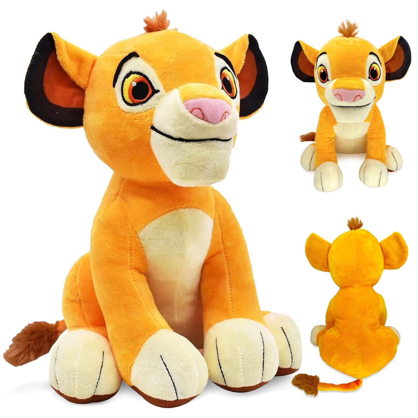 YISKY Regele leu jucarie de pluș, Jucărie Leu pentru Copii, Păpușă Pluș Leu, Figurine Anime Leu Regal, Păpușă din Material Textil pentru Băieți și Fete