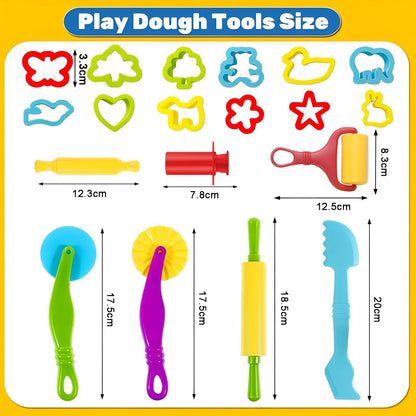 AMSNINK Set 23 accesorii modelare plastilina