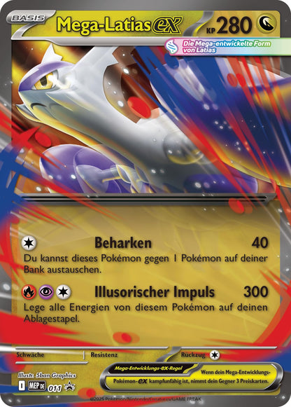 Pokémon Colecție Mega-Latias-ex, 4 boostere TCG