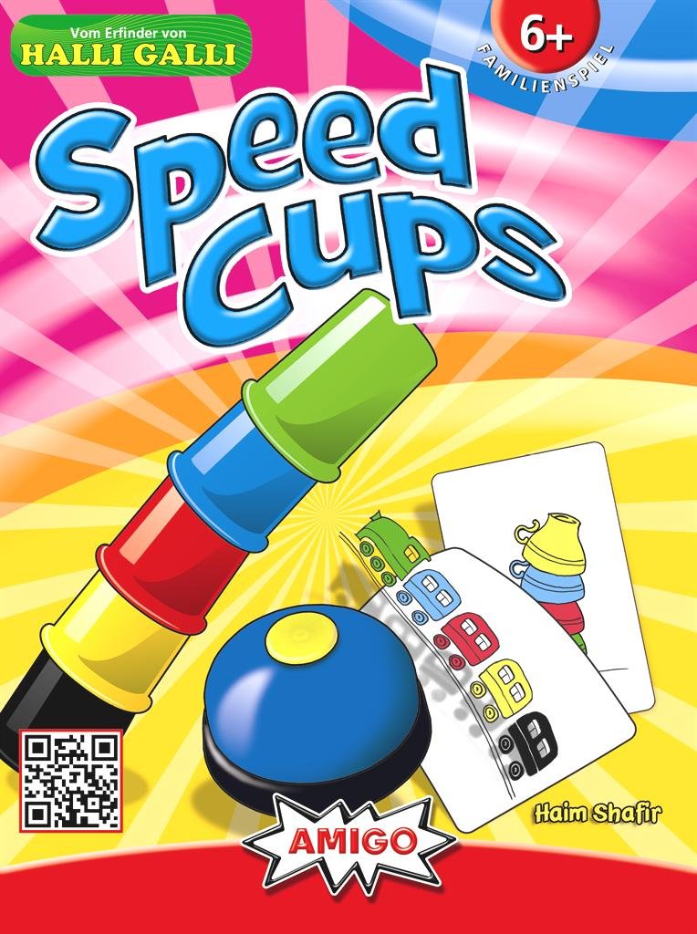AMIGO 03780 Speed Cups Joc de îndemânare, 6+ ani