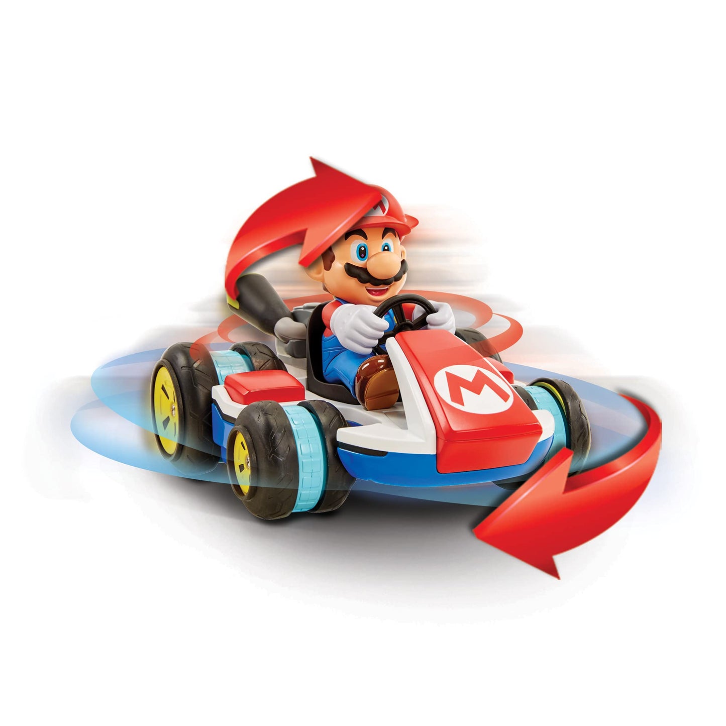 Nintendo Super Mario – Masinuta cu Telecomandă Mario Kart cu Mod Antigravitație – Realizează Acrobatii, Derapaje, Trucuri și Rotiți de 360 de Grade Masina RC