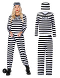 Spooktacular Costum prizonier Jailbird, Halloween