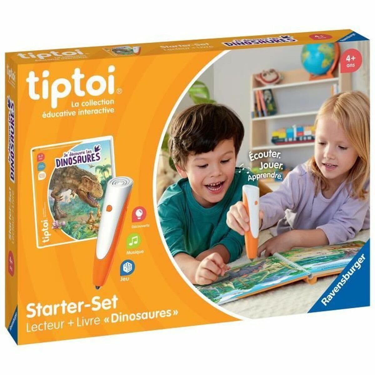Ravensburger tiptoi Starter Set Set de învățare electronic fără ecran 4+ ani (limba franceză)